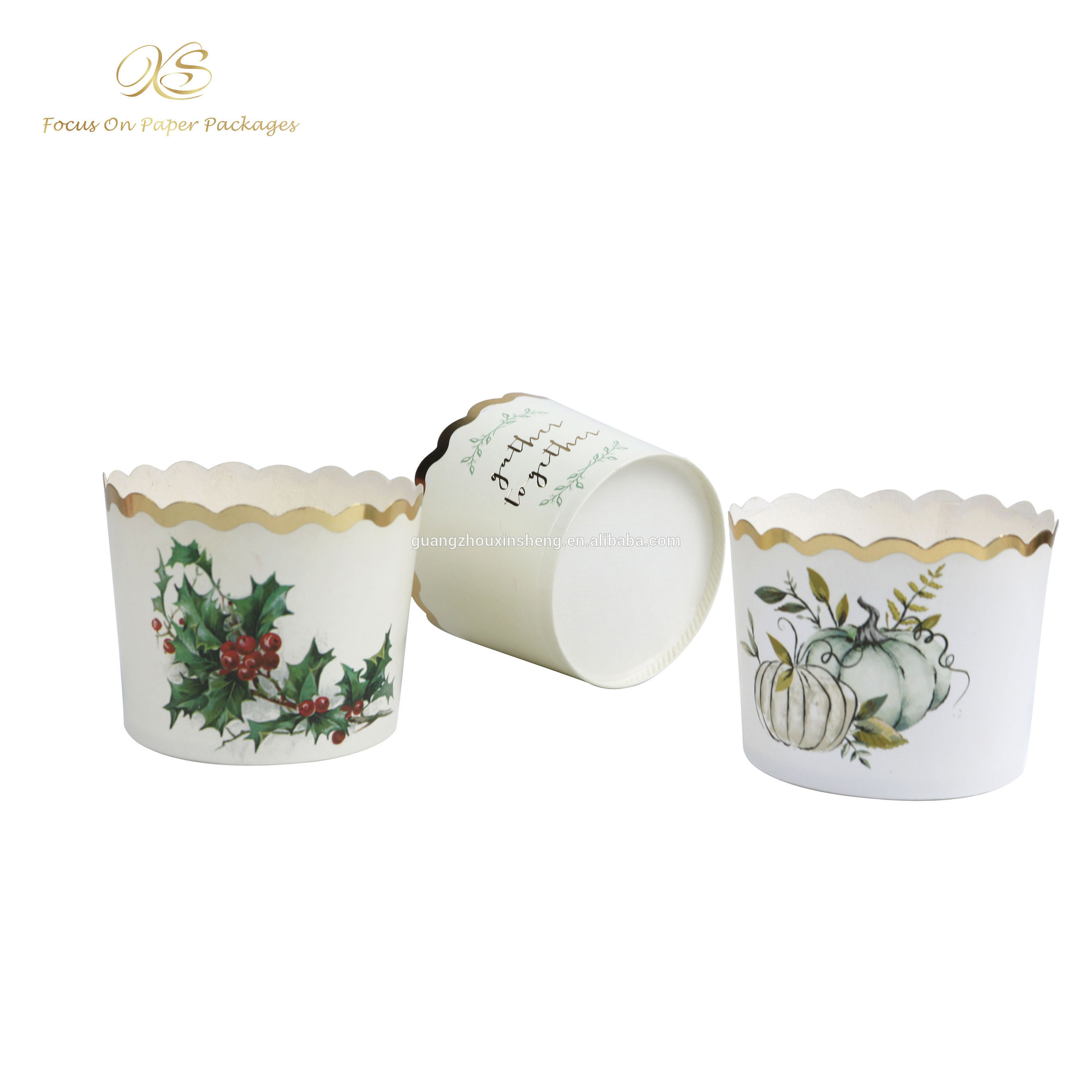 Eco Friendly Disposable Food Grade Cupcake Paper Cups