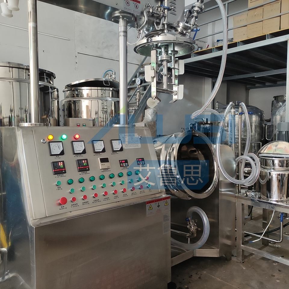 Moisturizing Cream Emulsifier Lotion Vacuum Homogenous Emulsifying Mixer Equipment Ointment Foundation Mixing Machine