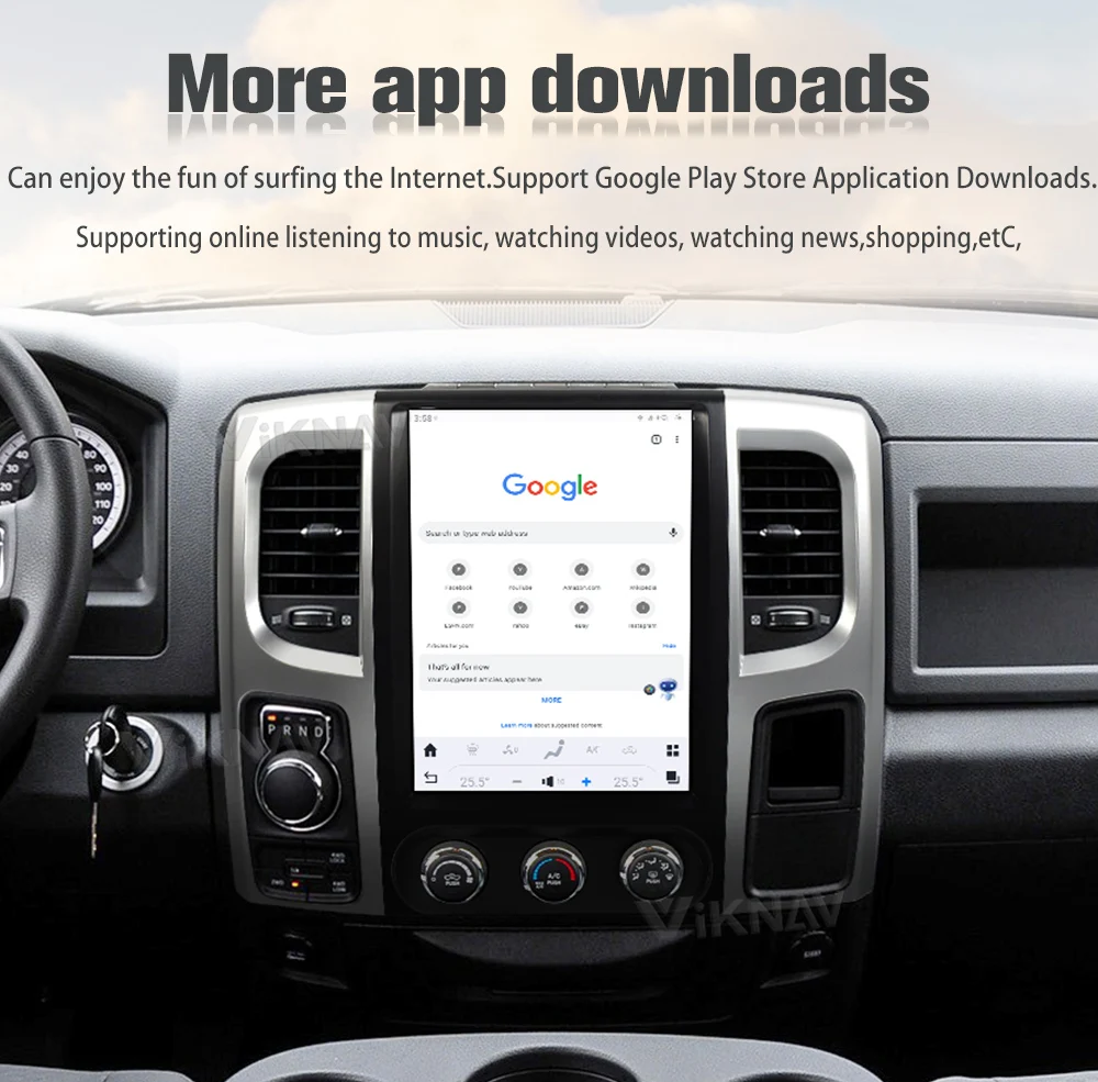 Aftermarket 2013-2019 Ram Dodge Android Radio Multimedia Player Head Unit