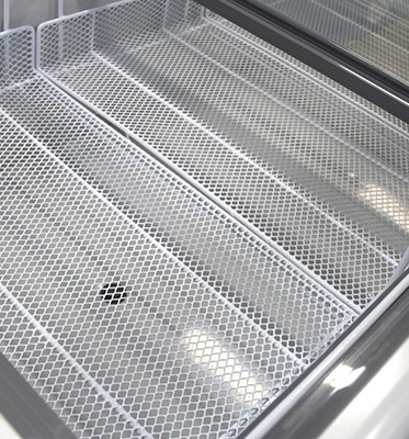 Horizontal island cabinet commercial direct cooling refrigeration and freeze display cabinet