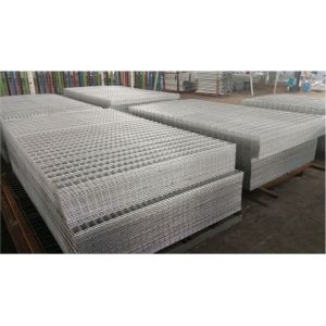 China 50x50mm aperture galvanized fence 4mm welded wire mesh panel on sale