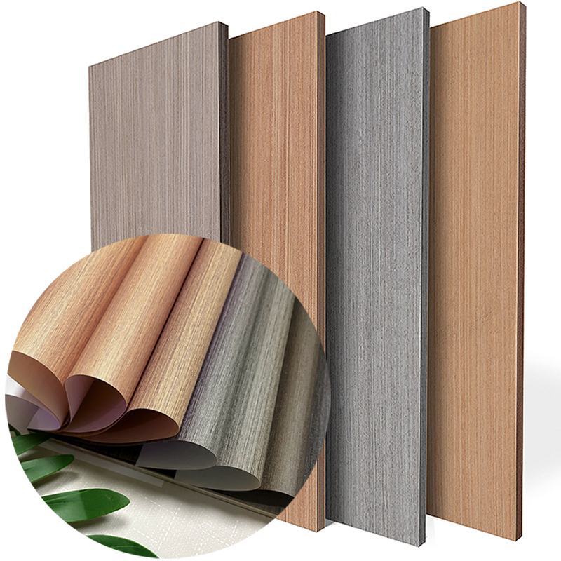 Glossy Wood Grain PVC Film 0.14mm-0.16mm Thickness Wood Embossed Film