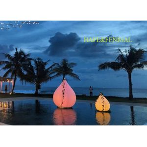 Inflatable Teardrop / Waterdrop LED Balloon Light Constantly Air-inflated