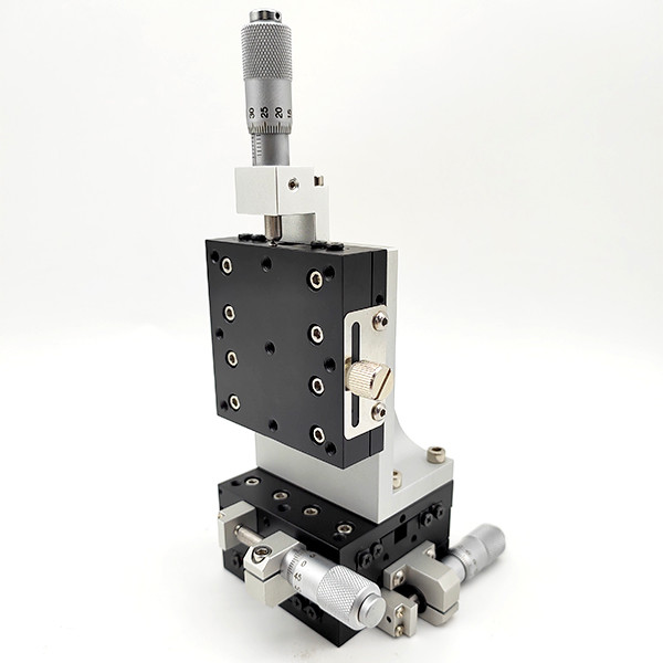 Linear ball guide manual displacement table precise micrometer feeding type XYZ