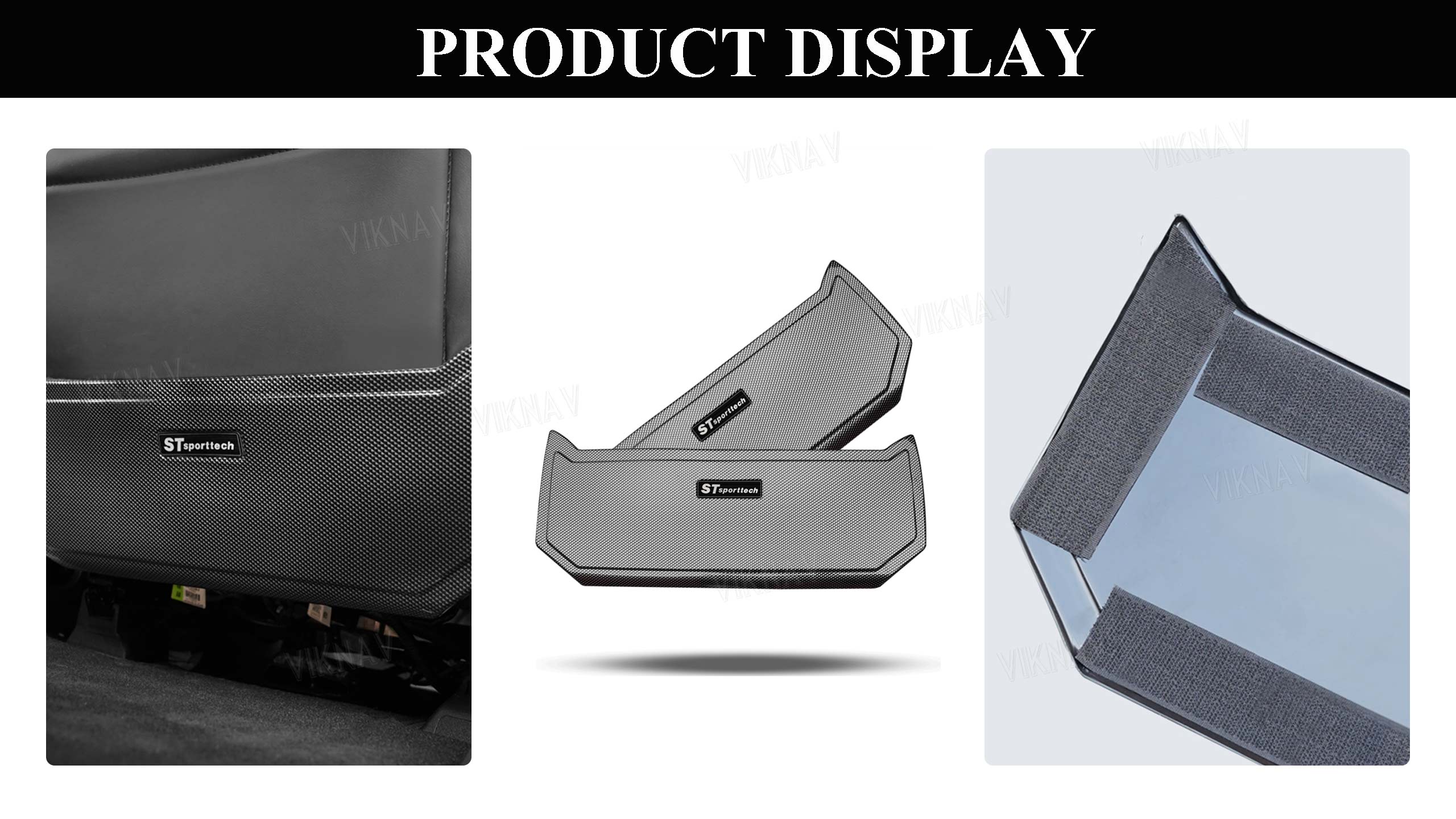 Viknav for F150 Raptor seat back modification door anti kick panel interior upgrade decorative pad