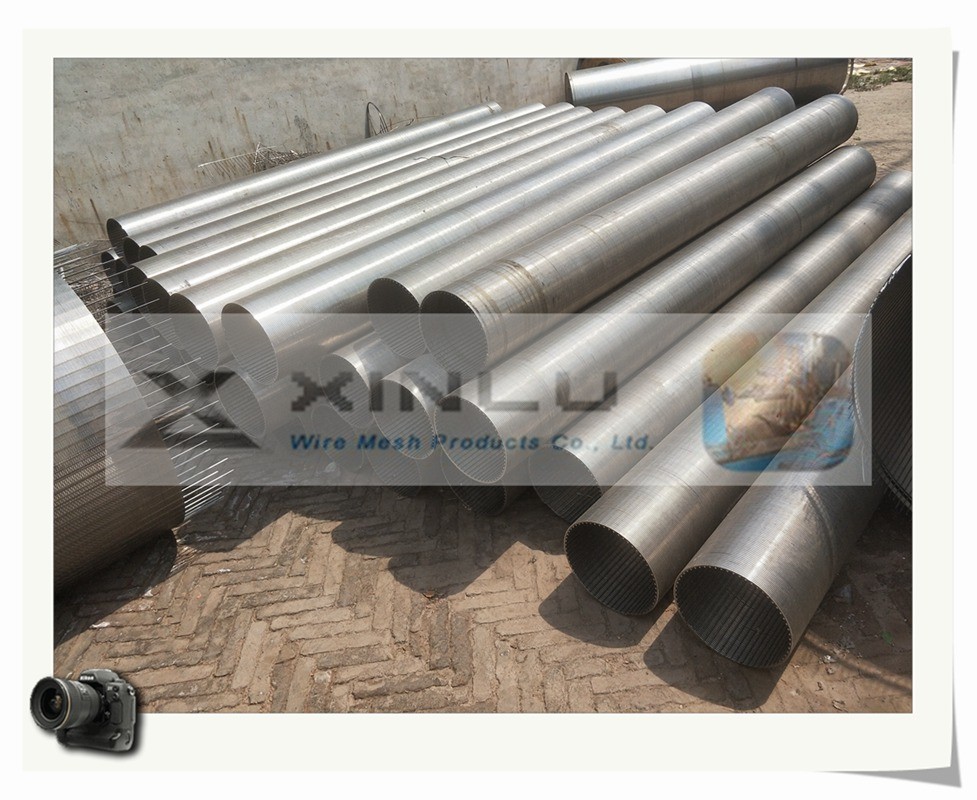 Ladder-Shaped Liquid Input Wire Wrap Screen Tube / Stainless Steel 205 / 304 / 316 / 316L Slot Water Well Johnson Screen