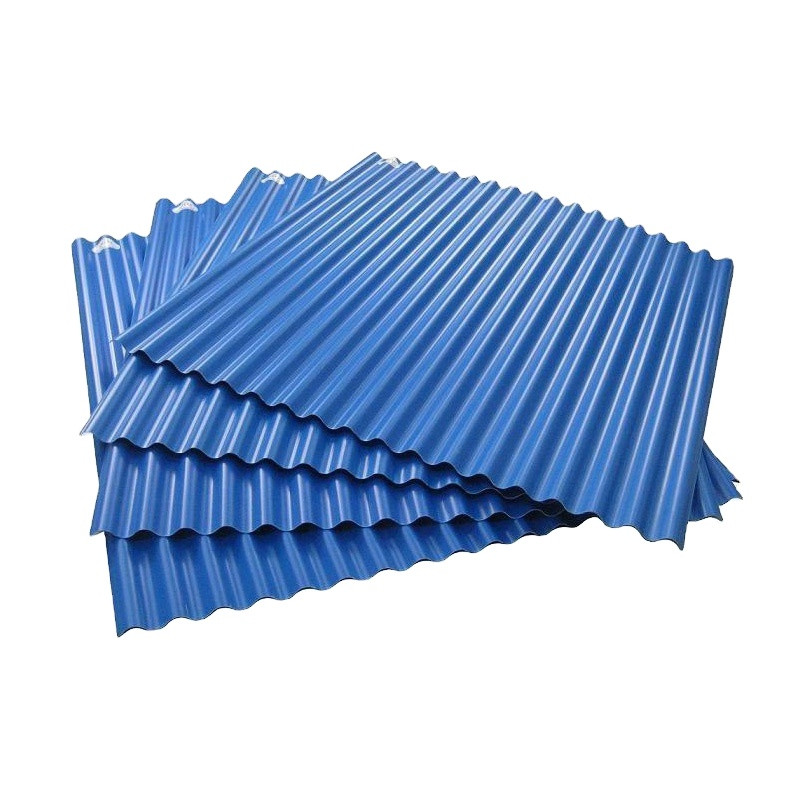 DIN JIS 0.2Mm Corrugated Zinc Metal Galvanized Steel Sheets APVC UPVC 4x8 GI Colored Coat