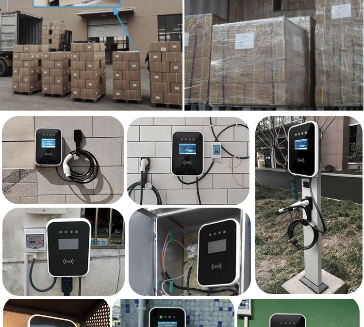 TUV CE Electric Vehicle Charge Station EV Charger Type 2 Single Phase Fast Charging