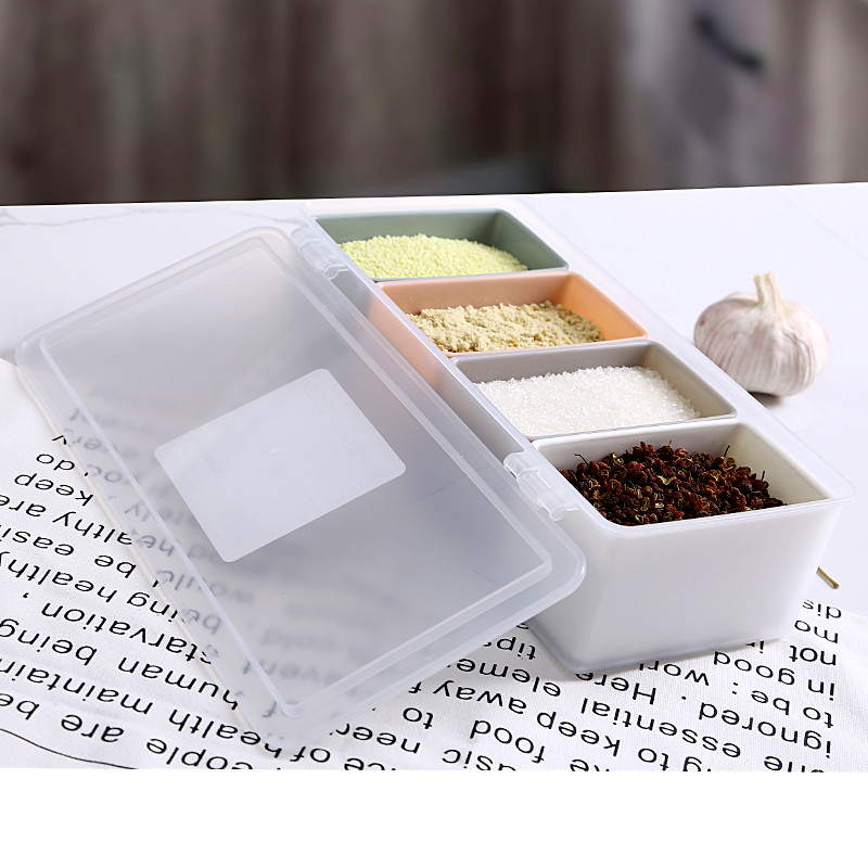 MSG Hygiene Rectangle Plastic PP Kitchen Seasoning Box