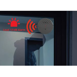 Ariza Wireless Vibration Security Alarm Simple Peel For Window