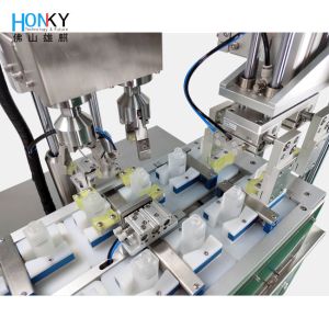 Compact Automatic Filling Machine with Touchscreen Operation and PLC Control for