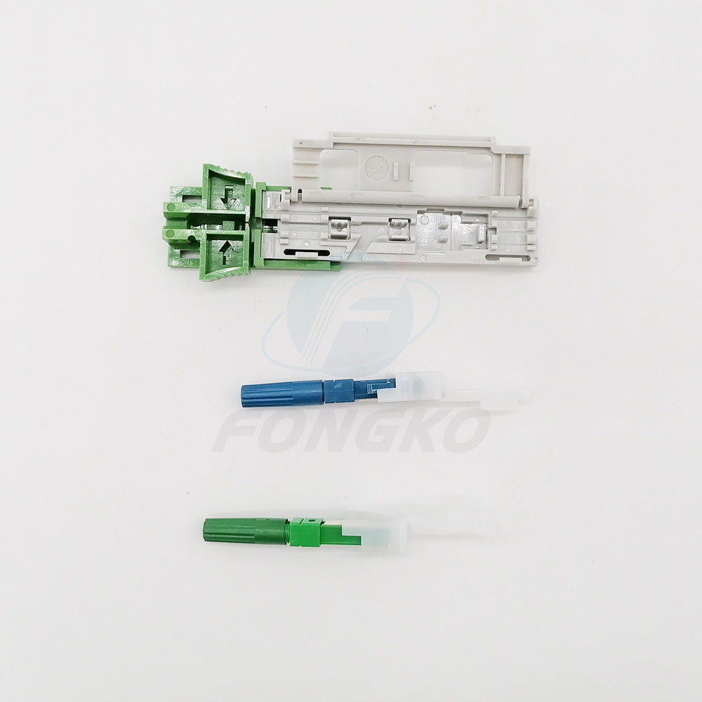 Telecommunication Single Mode Fiber Quick Connector for FTTX FTTH LC