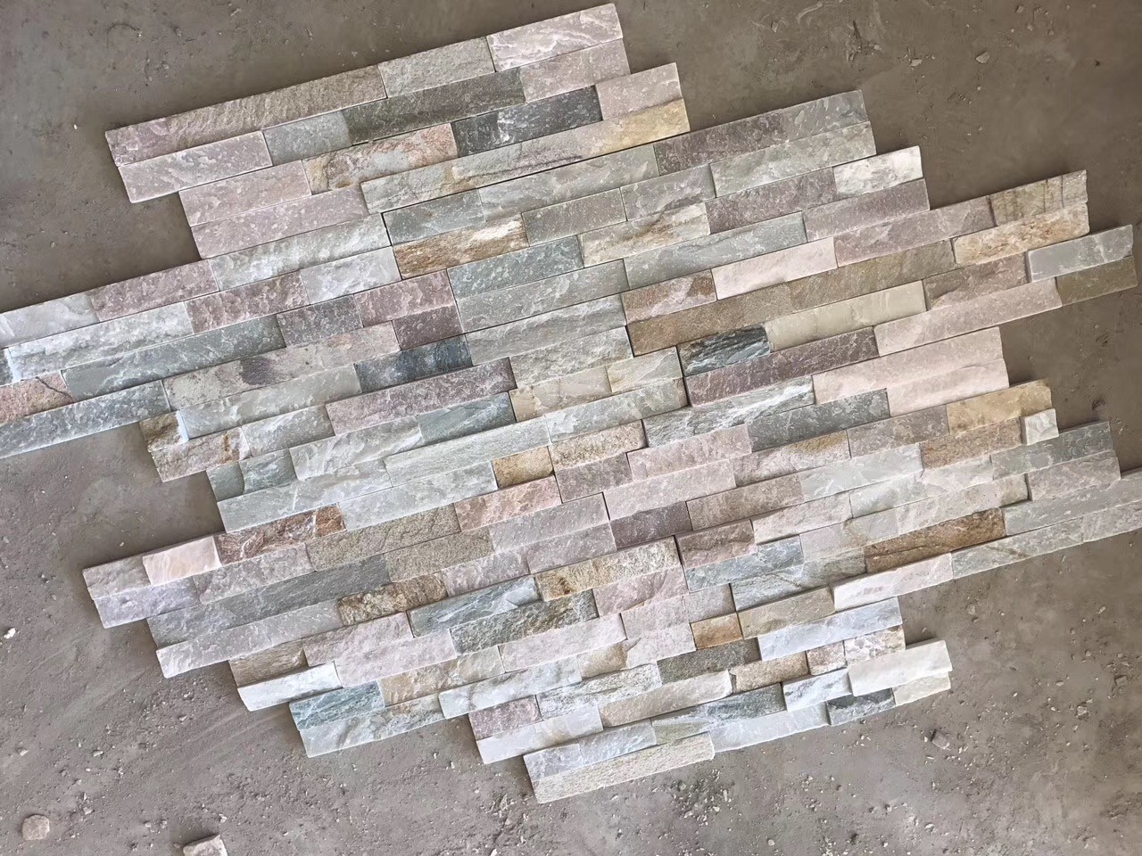 40kg/Sqm Balcony Slate Culture Stone , Interior Stone Veneer Panels