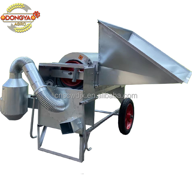 DONGYA 5GT-100 Galvanized Steel Muti-funtion Thresher for Quinoa/paddy/wheat/sorghum/oilrape 1500kg Per Hour