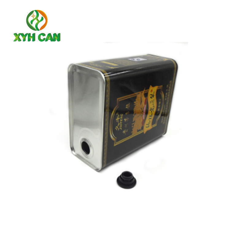 Olive Oil Tin Can 350g Small Metal Tin Box CMYK PMS Color Printing Olive Oil Packaging Tin Can