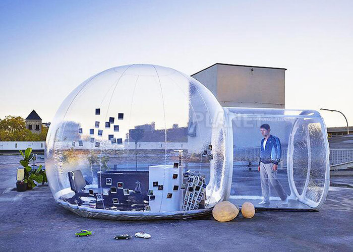 5M clear bubble house inflatable Jungle Lodge Ubud igloo bubble lodge PVC Camping hotel tent Inflatable Bubble tent