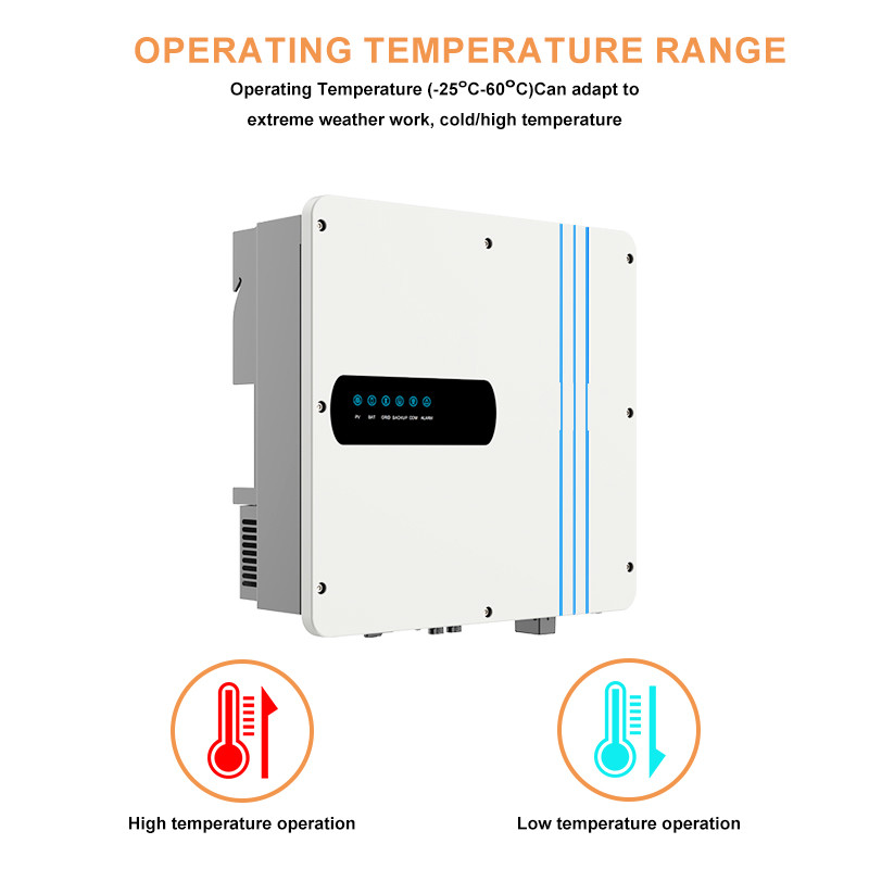 MPPT Charging Mode Hybrid Solar Inverter 3.6KW 4.6KW 5KW 48V 6KW 8KW 10KW