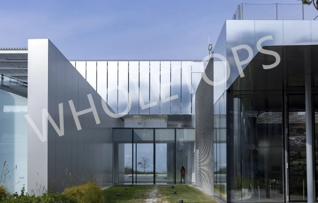 Metallic Anodized Solid Aluminum Cladding Panel 4.0mm Fire Resistance