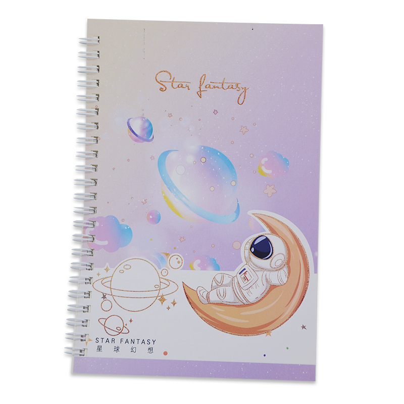 Pink Hard Cover A5 Custom Printing Notebook with Weekly Daily Planner and Paper Material
