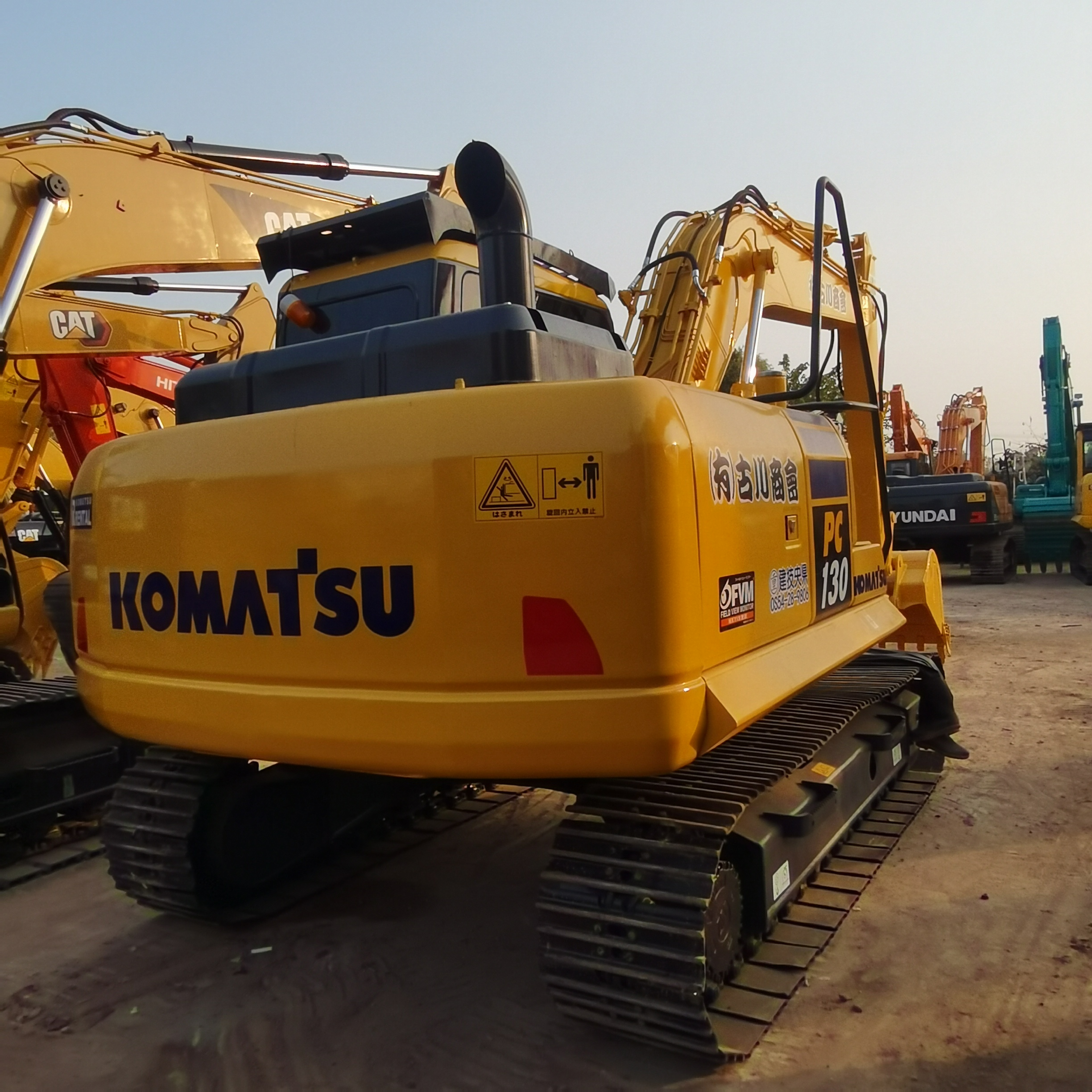 2020 Year Komatsu PC130 Excavator with Original Hydraulic Pump 13 Ton Used Excavator