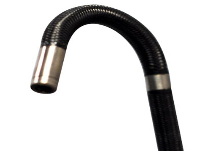 Handheld Industry endoscope with 8mm camera lens 4-way tip articulation Single layer mesh weaving 1M cable