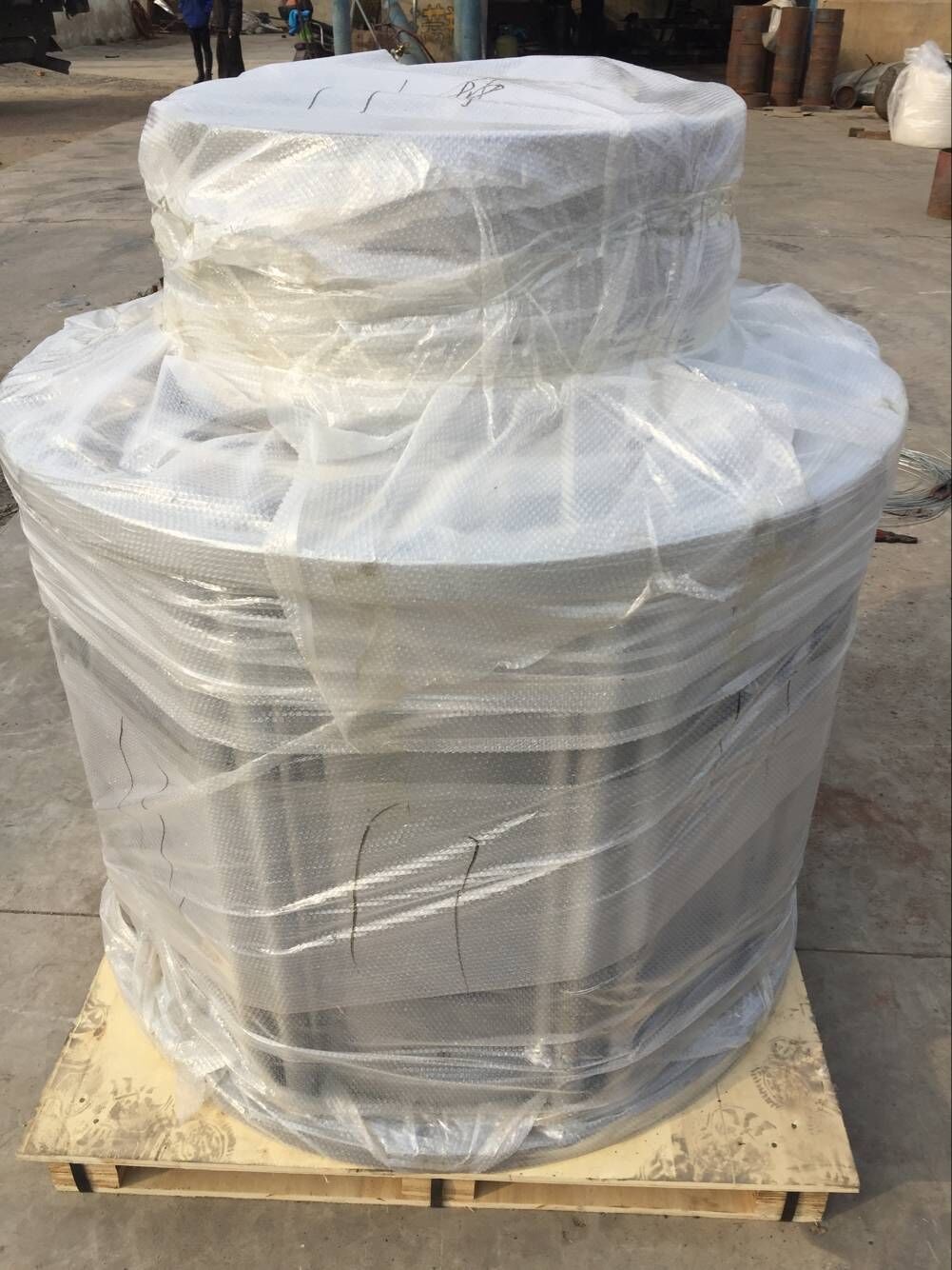 Forklift solid tire press machine-120TON