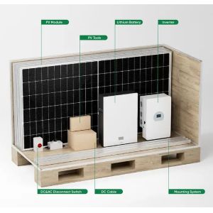  All In One Off Grid 5000 Watts Solar Energy Storage System 5Kva 3000W 30KW Hybrid Solar Panels System Complete Kit Manufactures