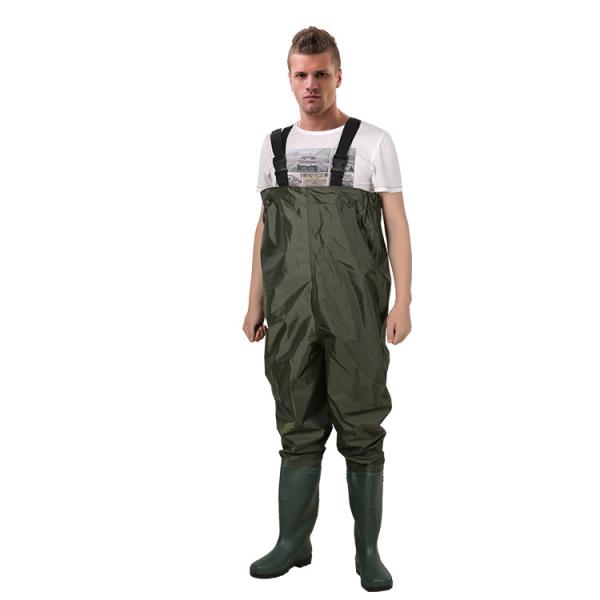 62*32*52CM Carton Size Waterproof Nylon PVC Coated Chest High Fishing Waders