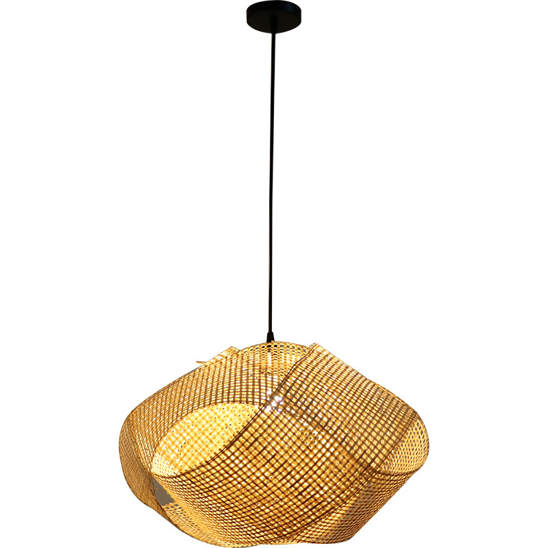 Rattan lantern pendant Lights For Indoor Kitchen Dining room Lighting Fixtures (WH-WP-02)