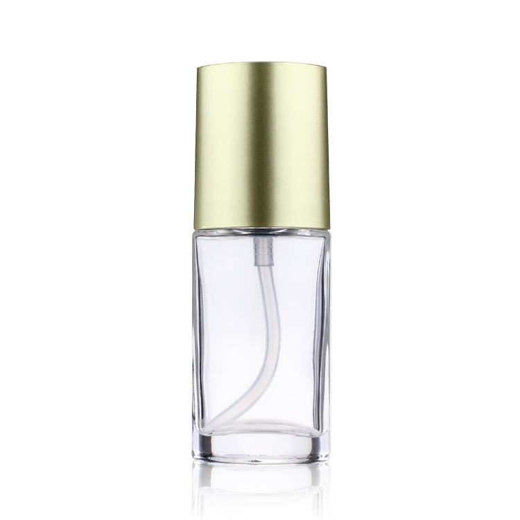 Foundation OEM Cosmetic Packaging Bottle Pump Cap 40ml Glass Bottle