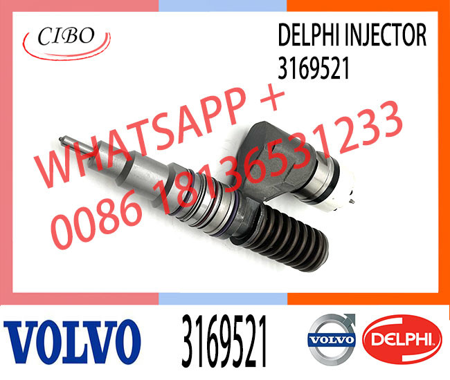 8113837 Fuel Injector For VOL D12A D12C D12D Remanufactured Fuel Injector 3169521, 1483470005