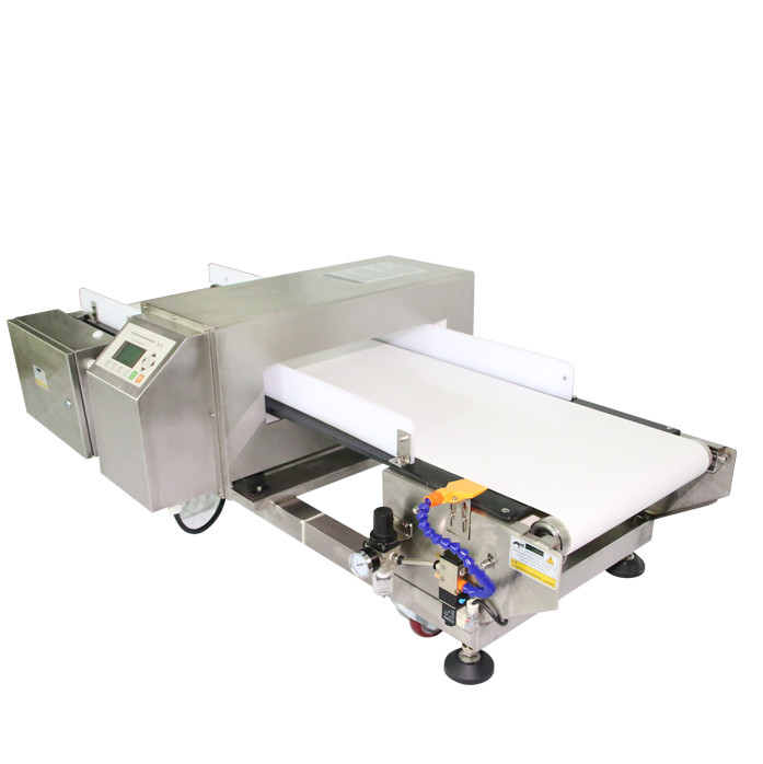 ISO Food Grade Metal Detector Aluminum Foil Packaging Conveyor Belt Metal Detector
