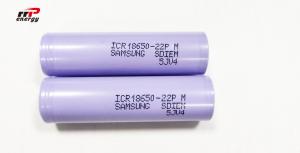 China ICR18650 Samsung 22P Lithium Ion Rechargeable Batteries 3.7V 2200mAh 1000 Cycles on sale