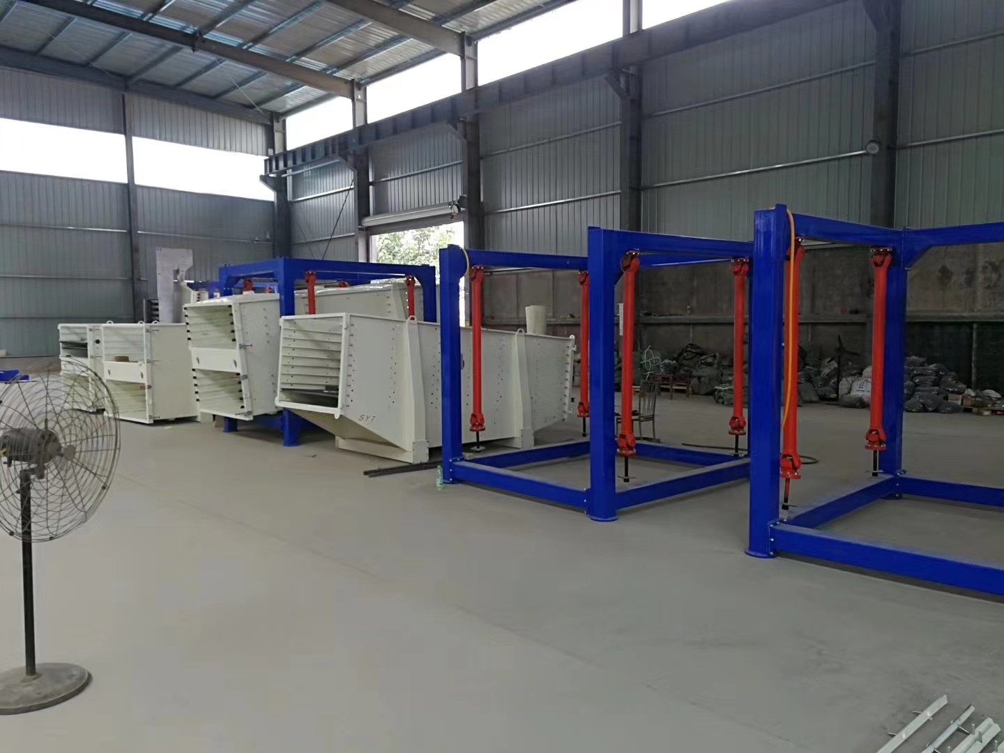 EC-CV-1535 Good quality 1-9Layers vibrating tumbler Abrasive Materials Dry Micro calcite sand sifter screen machine