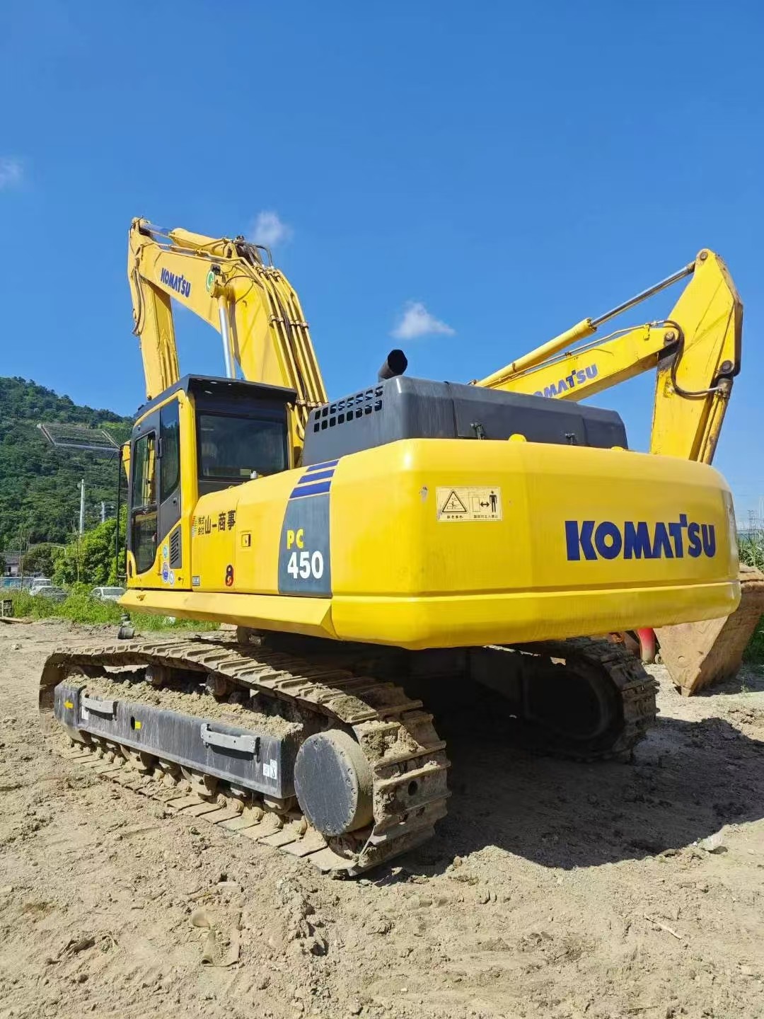 Crawler excavator Komatsu PC450, original 45 ton Komatsu excavator
