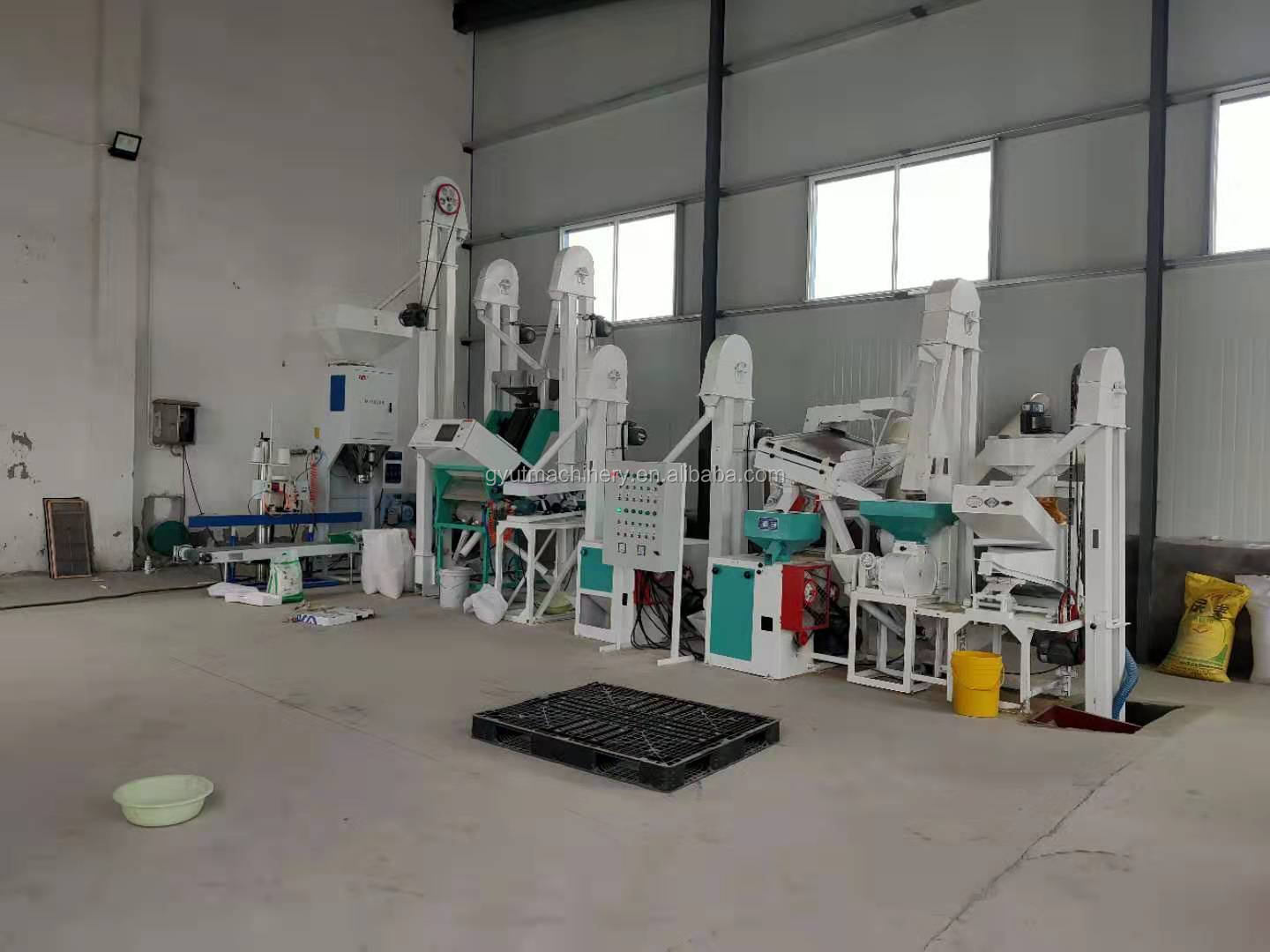 20 Tons Millet Processing Unit with 99% Paddy Husker Destoner Grading and Packing Machine