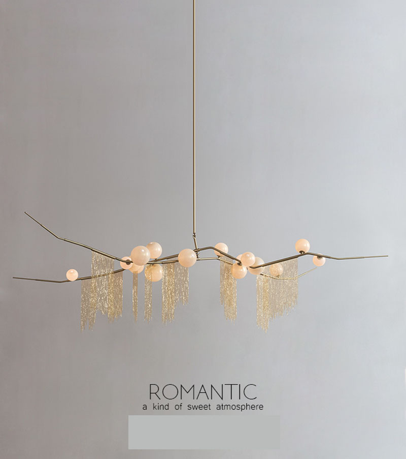 Modern Lamp Chain Suspension lamp Living room Bedroom salon lounge lights（WH-CC-27)