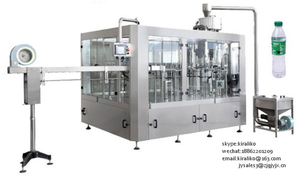 Mineral Water Juice Gas Bevarage Filling And Sealing Machine / Liquid Filling Machine