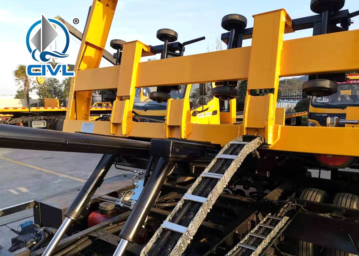 Flat Bed Diesel Engine Wrecker Tow Truck With Lifting Weight 465kgs , Loading 2tons