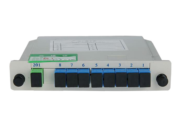 FTTX G657A1 Fiber Optic PLC Splitter 1x8 1x16 1X32 Modular Design