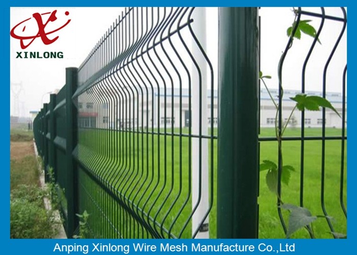 Pvc Coated Welded Wire Fence Panels , Welded Mesh Fencing 200*50mm