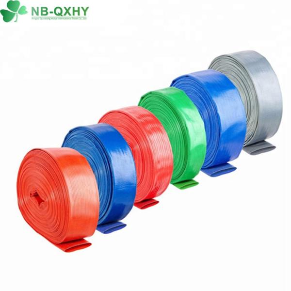 1mm-4mm Thickness Colorful PVC Layflat Plastic Discharge Hose for Agriculture