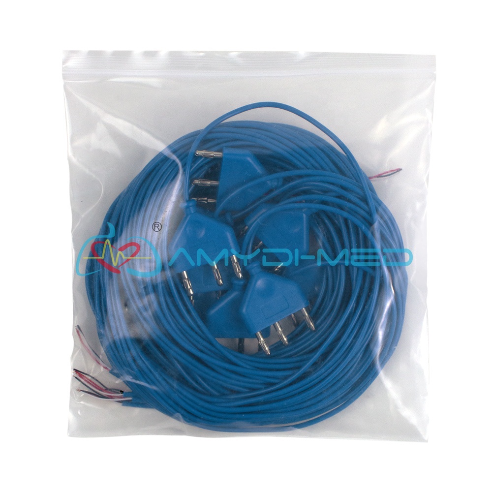 Disposable 3 Pin ESU Cable 3M Length Medical PVC Compatible With Valleylab And ERBE