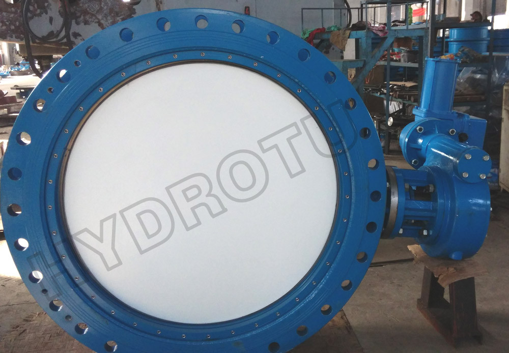 Electric / Manual Drived Flanged Butterfly Valve with Pressure 0.25Mpa - 2.5 Mpa for hydropower