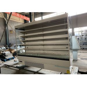 5 Layers R404a Open Air Refrigerated Display Cases Air Cooling
