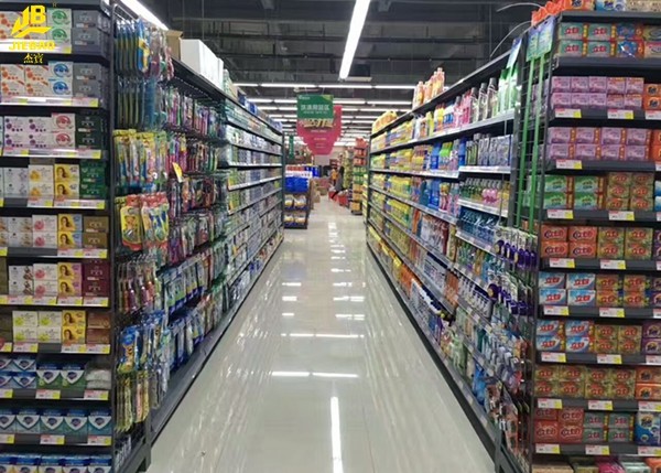 Durable Supermarket Steel Racks 60-65kg/ Layer Load 1200 X 400mm Upper Shelf