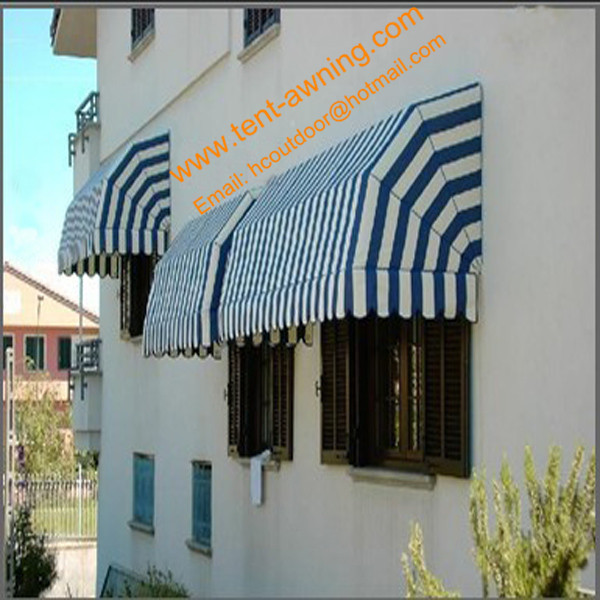 Elegance Customized Sizes Aluminum Frame Window Canopy French Style Window Awnings