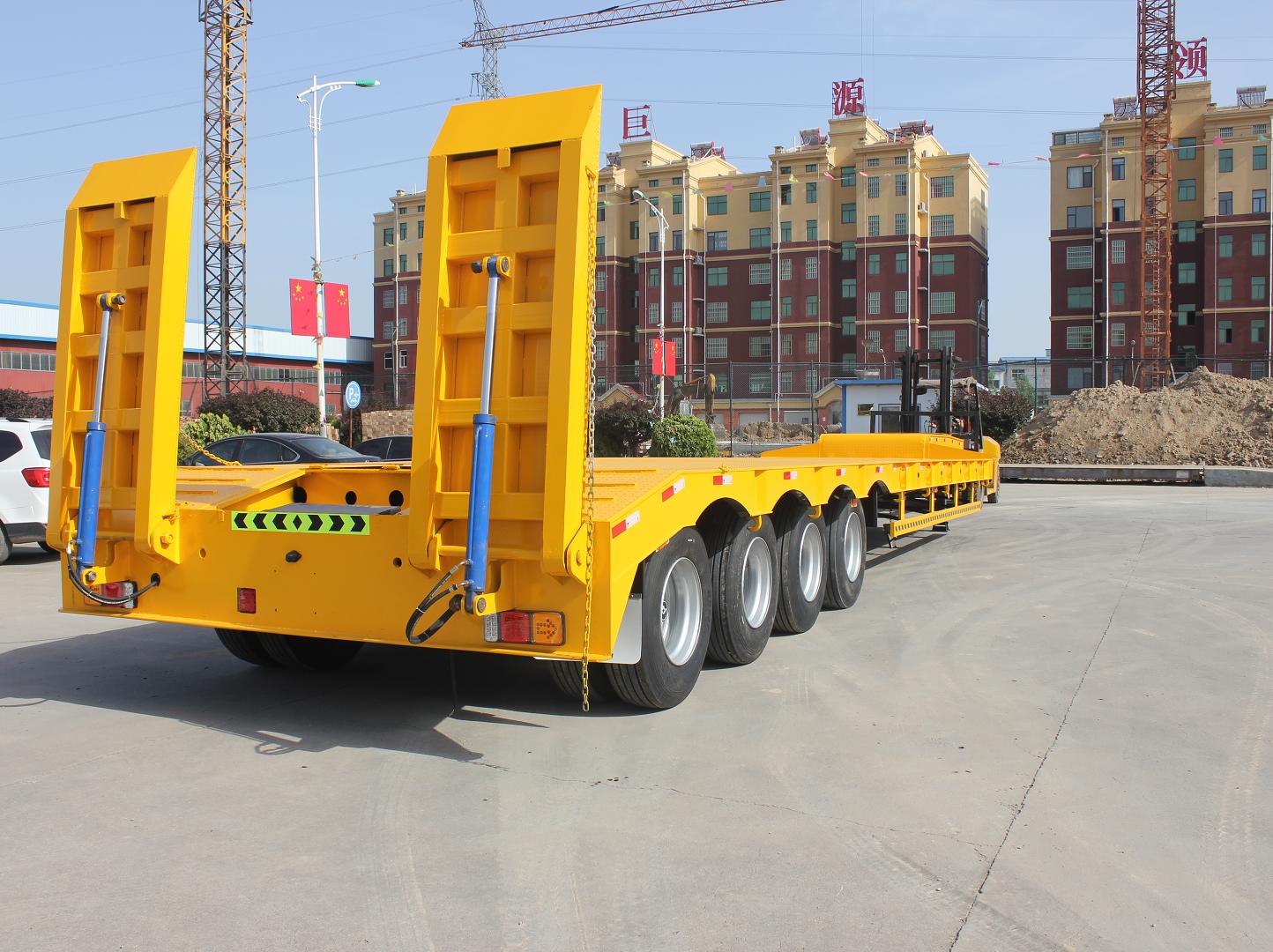 Hydraulic Multi Axle 35-100 Ton Bulk Cargo Carrier Lowboy Trailer Within Your Budget