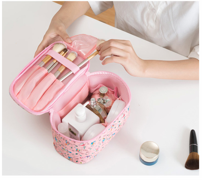 Bulk Large Waterproof Oxford OEM Cosmetic Bag With Logo Custom