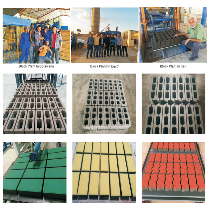 Halstec 6-15 Sand Stone Cement Block Machine AAC Block Making Plant & Machinery 240*115*53mm  60000 bricks per day 5